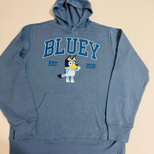 Bluey Men’s Hoodie, Light Blue, Size M, NWOT